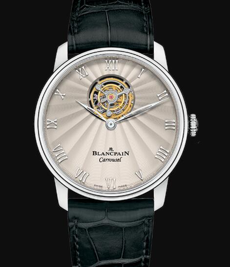 Review Blancpain Villeret Watch Review Carrousel Volant Une Minute Replica Watch 66228 3442 55B - Click Image to Close
